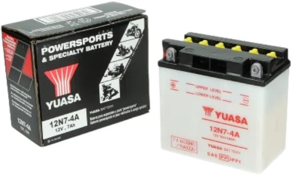 ACCU YUASA 12N74A 12VOLT 7AH 135 X 75 X 133MM ZUUR ACCU (ZONDER ACCUZUUR GELEVERD)